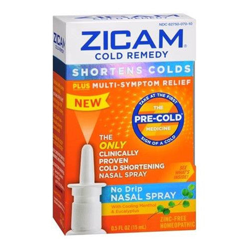 Zicam Cold Remedy Pre Cold Medicine No Drip Nasal Spray - 0.5 Oz